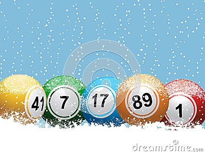 Christmas Lottery Bingo Background Stock Photography - Image: 21500362