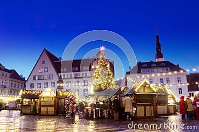 Christmas market Stock Photo