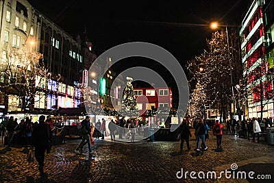 Christmas market in Berlin. Germany Editorial Stock Photo