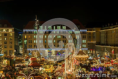 At the christmas market in Dresden Editorial Stock Photo