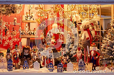 Christmas market, nutcracker Editorial Stock Photo