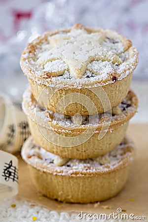 Christmas Mince pie Stock Photo