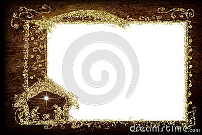 Christmas Nativity greetings cards Stock Photo