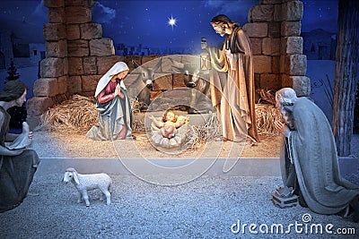 Christmas Nativity Jesus Birth Bethlehem Stock Photo