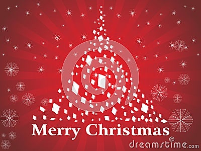 Christmas and new year background Vector Illustration