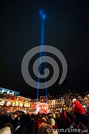 Christmas New Year Concert in Strasbourg, France Editorial Stock Photo