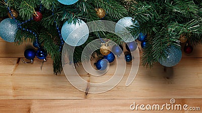 Christmas or New Year decoration background Stock Photo