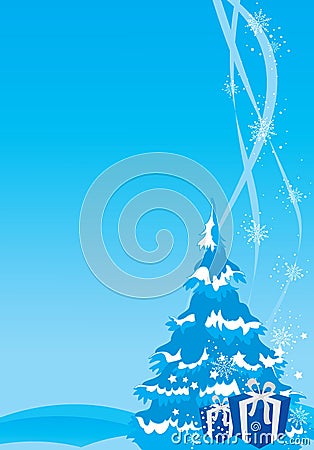 Christmas / New Year illustration background Cartoon Illustration