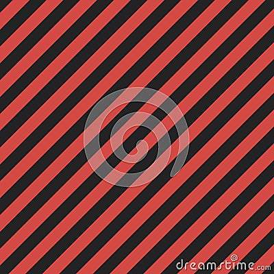 Pattern red and black slanting strips Vector Illustration