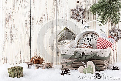 Christmas and New Year still life Stock Photo
