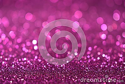 Christmas New Year Valentine Day violet pink Glitter background. Holiday abstract texture fabric. Element, flash. Stock Photo