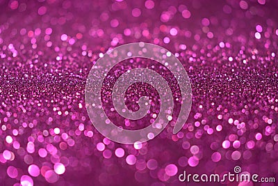 Christmas New Year Valentine Day violet pink Glitter background. Holiday abstract texture fabric. Element, flash. Stock Photo