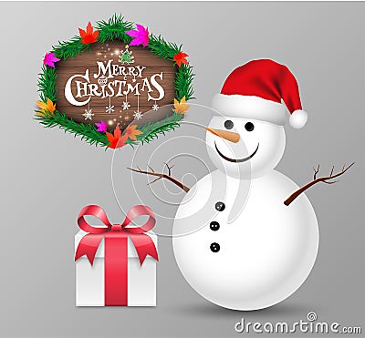 Christmas object set Vector Illustration