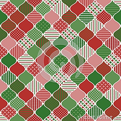 Christmas ornament graphic geometric design Vector Illustration