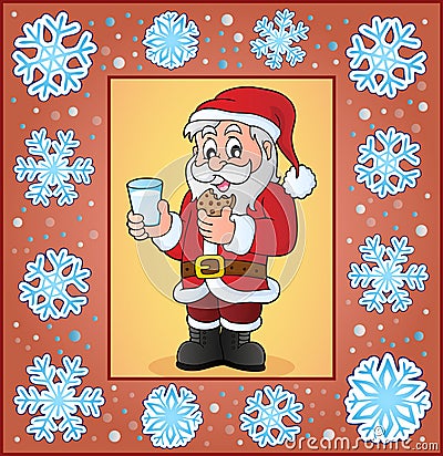 Christmas ornamental greeting card 5 Vector Illustration