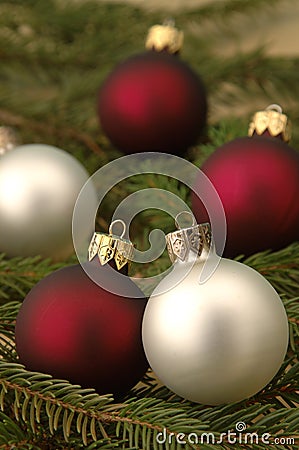 Christmas Ornaments Stock Photo