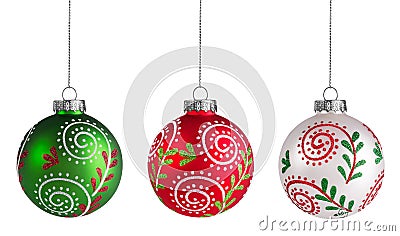 Christmas Ornaments Stock Photo