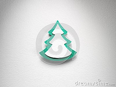 Christmas paper background texture, papercraft theme Stock Photo