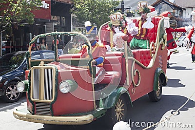 Christmas Parade Gramado Brazil Editorial Stock Photo