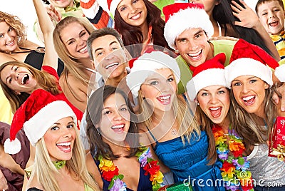 Christmas party Stock Photo