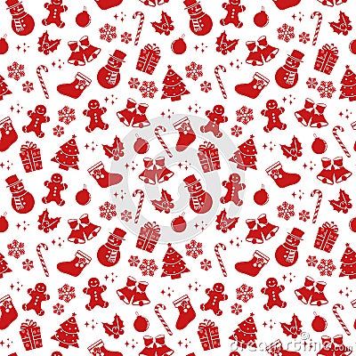 Christmas pattern Vector Illustration
