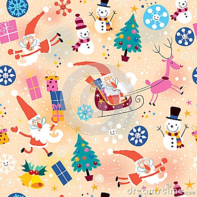 Christmas pattern Vector Illustration