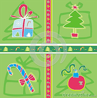 Christmas Pattern. Vector Illustration