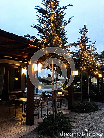 Christmas in Peschiera del Garda Stock Photo