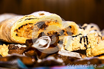 Christmas pie, cookies and gingerbread cookies Stock Photo