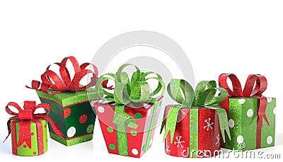 Christmas presents Stock Photo