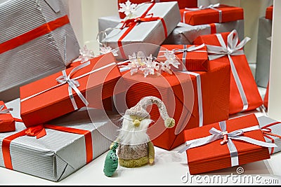 Christmas presents Stock Photo