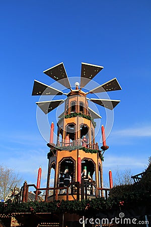 Christmas pyramid Stock Photo