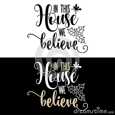 Christmas quote Vector Illustration