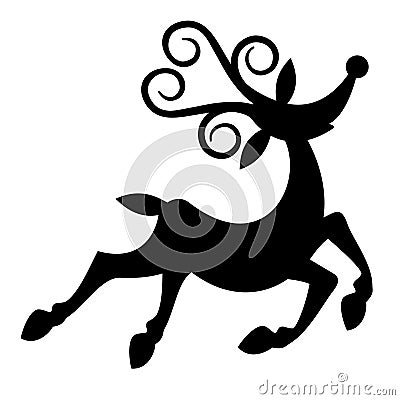 Christmas reindeer Vector Illustration