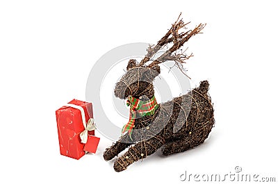 Christmas reindeer Stock Photo