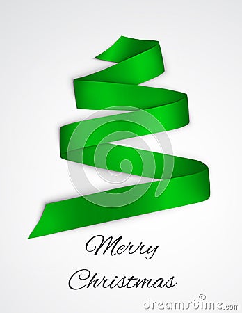 Christmas ribbon Stock Photo