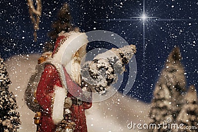 Christmas Santa Claus Star Stock Photo