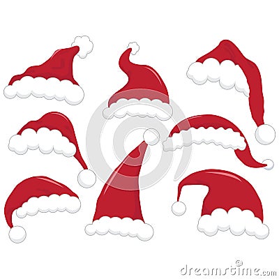 Christmas Santa Hat Vector Illustration