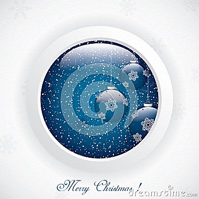 Christmas Scene Vector Illustration