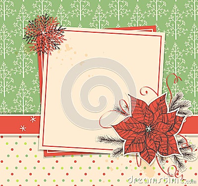 Christmas scrapbook Vector Illustration