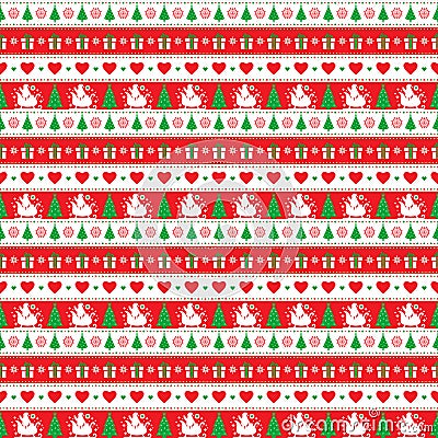 Christmas Seamless Patern Vector Illustration