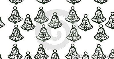 Christmas seamless pattern, editable and scalable to any size seamless pattern Stock Photo