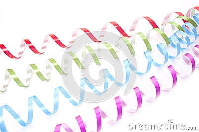 Christmas serpentine Stock Photo