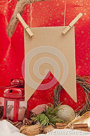 Christmas sign Stock Photo