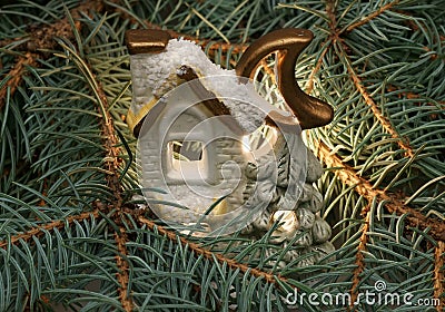 Christmas small house Stock Photo