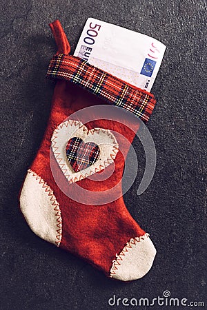 Christmas sock Stock Photo