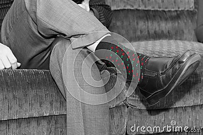 Christmas Socks Stock Photo