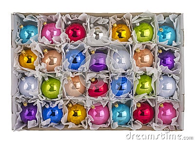 Christmas spheres Stock Photo