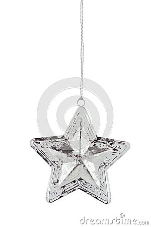 Christmas Star Ornament Stock Photo