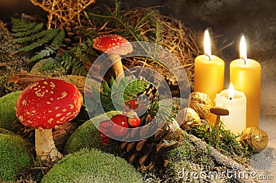 Christmas still life Stock Photo